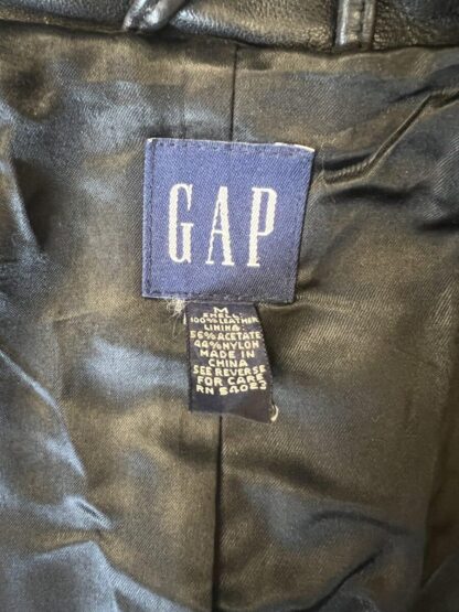 GAP Women's Double Breasted Leather Button Up Jacket (M-A29) - Image 2