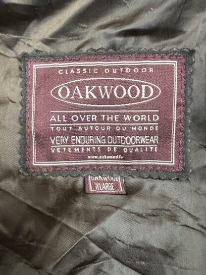 OAKWOOD Women's Button Up Box Style Leather Jacket (M-AD11) - Image 2