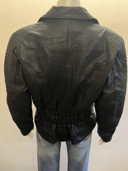 OREX Women's Stylish Belted Cruiser Motorcycle Heavy Leather Jacket (M-N28) - Image 3