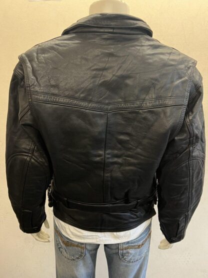 Women's Stylish Belted Cruiser Motorcycle Heavy Leather Jacket (M-M35) - Image 2