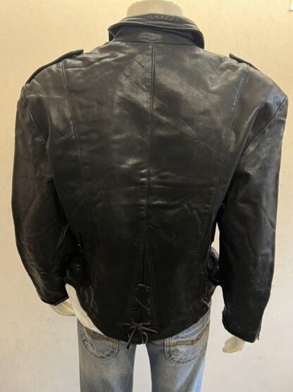 DAFR Women's Stylish Belted Cruiser Motorcycle Leather Jacket (M-G46) - Image 3