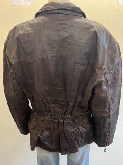 NEW FAST Women's Stylish Belted Cruiser Motorcycle Leather Jacket (M-M45) - Image 3