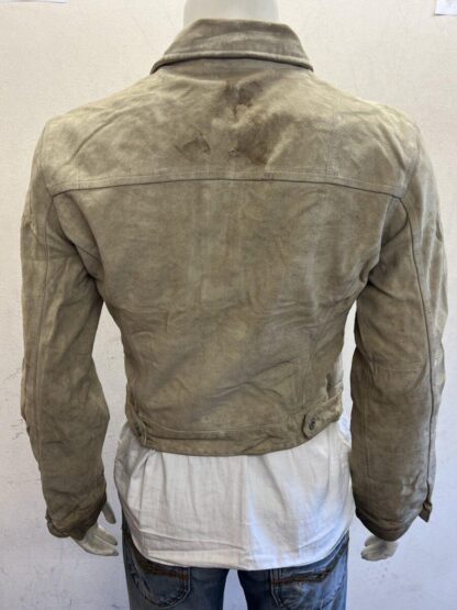 GAP Women's Trucker Style Leather Jacket (M-B19) - Image 4