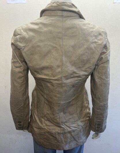 REDSKINS Women's Button Up Stylish Leather Jacket (M-K63) - Image 4