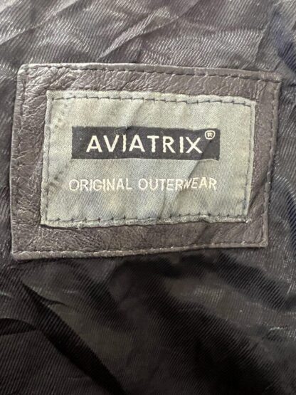 AVIATRIX Women's Button Up Stylish Leather Jacket (M-M3) - Image 3