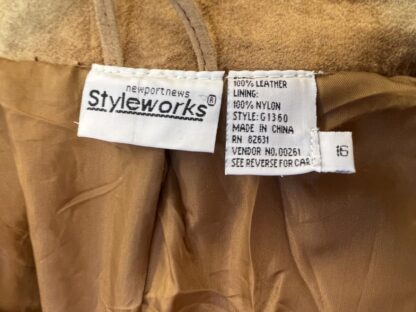 STYLEWORKS Women's Stylish Leather Jacket (M-G23) - Image 2