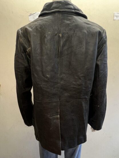 GAP Women's Double Breasted Button Up Leather Jacket (M-M38) - Image 3