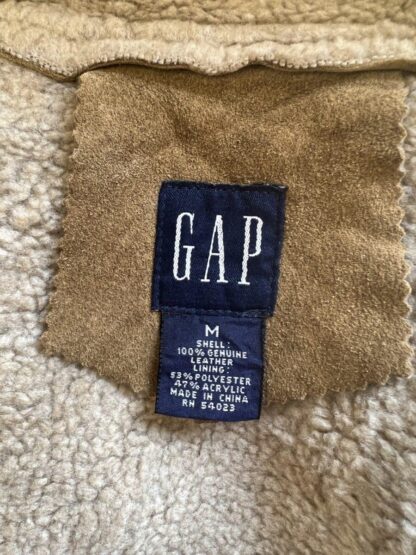 GAP Women's Sherpa Liner Stylish Leather Jacket (M-N49) - Image 2