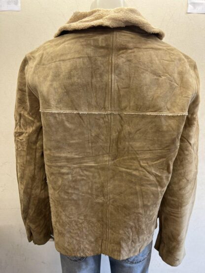 GAP Women's Two Way Zipper Sherpa Liner Stylish Leather Jacket (M-J22) - Image 3