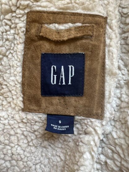 GAP Women's Sherpa Liner Stylish Leather Jacket (M-J46) - Image 2