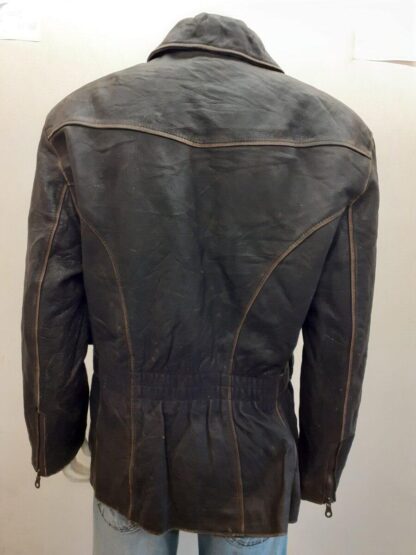 COLEBROOK Women's Stylish Belted Cruiser Motorcycle Leather Jacket (M-C70) - Image 3