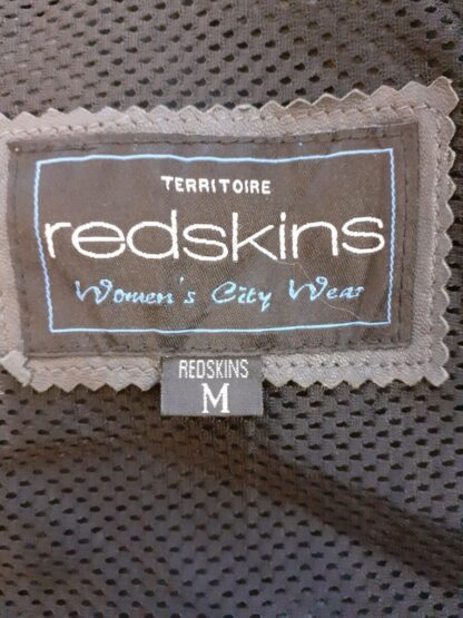 REDSKINS Women's Button Up Stylish Leather Jacket (M-D57) - Image 2