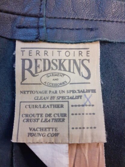 REDSKINS Women's Button Up Stylish Leather Jacket (M-D57) - Image 3