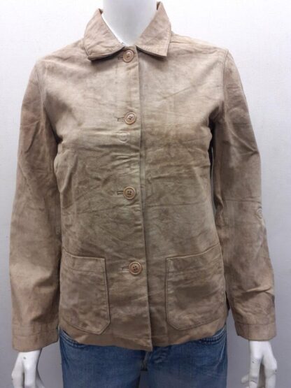 GAP Women's Stylish Leather Jacket (M-N47)