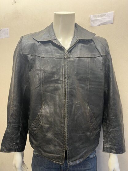 Men's Stylish Heavy Leather Jacket (M-O3)