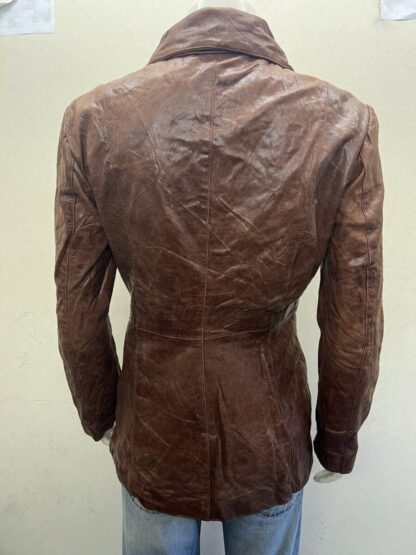 AVIATRIX Women's Button Up Stylish Leather Jacket (M-AB22) - Image 3