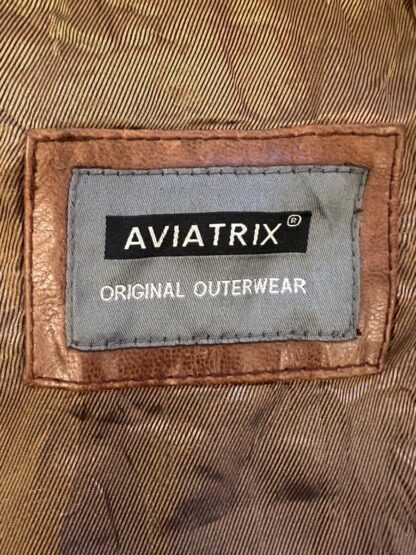 AVIATRIX Women's Button Up Stylish Leather Jacket (M-AB22) - Image 2