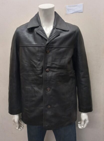 REDSKIN Men's Button Up Box Style Leather Jacket (H-G12)