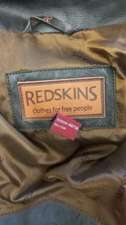 REDSKIN Men's Button Up Box Style Leather Jacket (H-G12) - Image 2