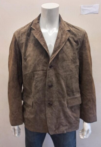 GAP Men's Blazer Style Leather Jacket (H-G38)