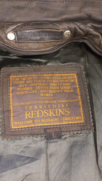 REDSKIN Men's Button Up Box Heavy Leather Jacket (M-AJ24) - Image 2