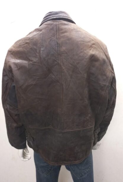 REDSKIN Men's Button Up Box Heavy Leather Jacket (M-Y20) - Image 3
