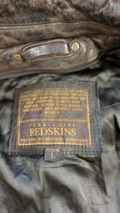 REDSKIN Men's Button Up Box Heavy Leather Jacket (M-Y20) - Image 2