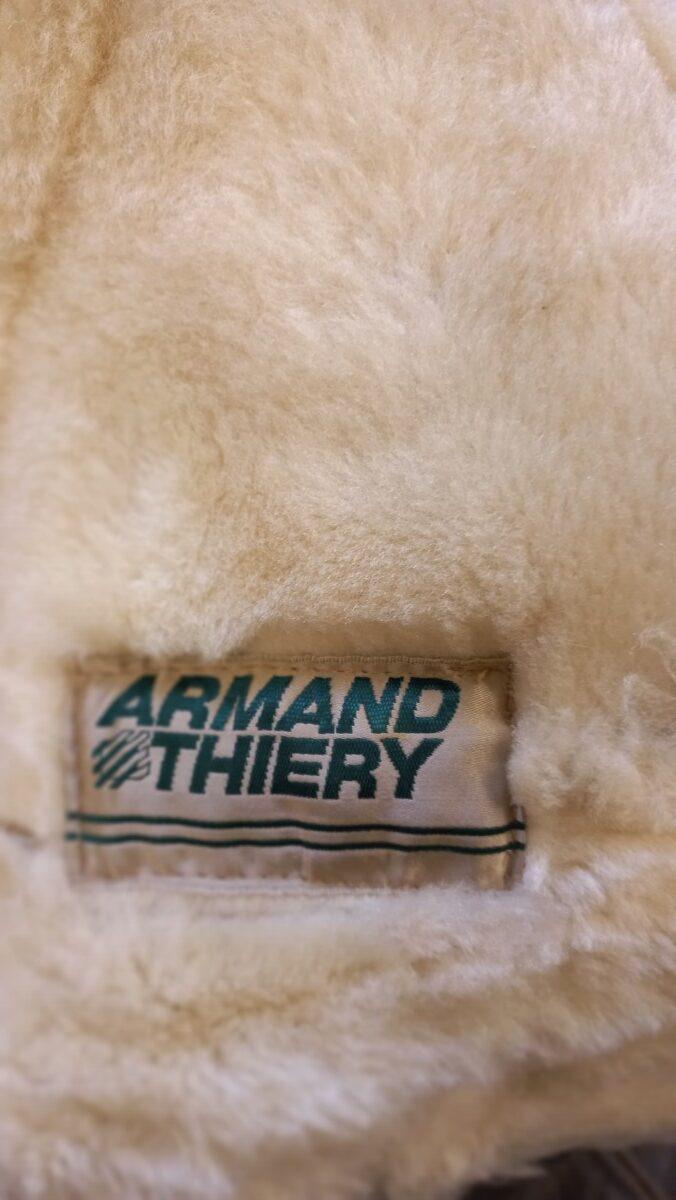 ARMAND THIERY Men's Flying Bomber Real Sheepskin shearling Leather Jacket (H-O38) - Image 2