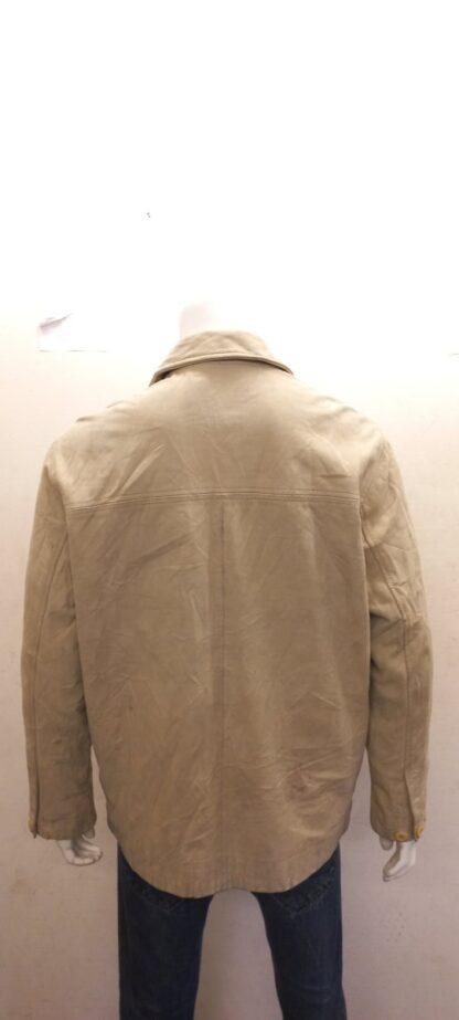 CHEVIGNON Men's Button Up Box Style Heavy Leather Jacket- (H-K60) - Image 3