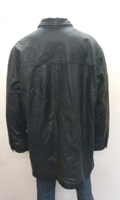 GAP Men's Button Up Box Heavy Leather Jacket (M-H12) - Image 3