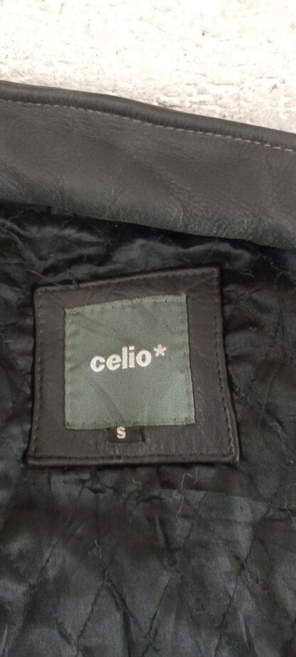 CELIO Men's Button Up Box Style Heavy Leather Jacket (H-AF53) - Image 2