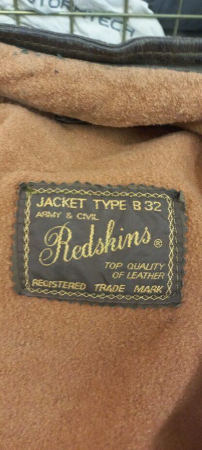 REDSKIN Type B32 Men's Stylish Leather Jacket With Warm Liner  (H-P21) - Image 2