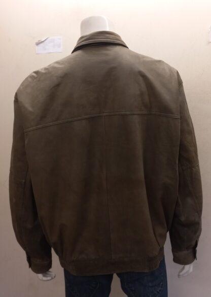 OPTI Main Zipper Men's Stylish Leather Jacket (H-AA3) - Image 3