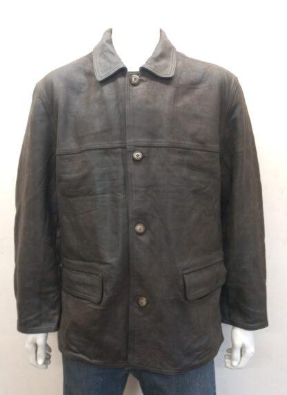 REDSKIN Men's Box Style Heavy Leather Jacket (H-AJ16)