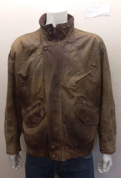 TRAPPER Men's Stylish Leather Jacket (H-AK41)
