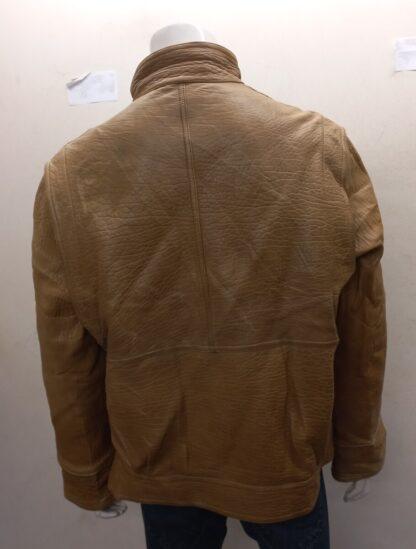 SMALBY Men's Stylish Heavy Leather Jacket Made In ITALY (H-W8) - Image 3
