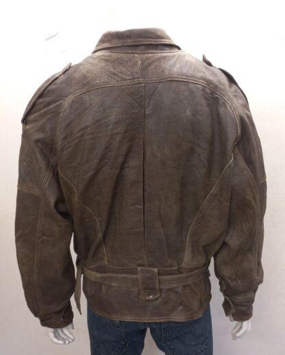 VERA PELLE Men's Stylish Leather Jacket Made In ITALY(H-AL34) - Image 3