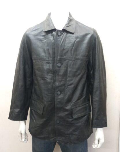 REDSKIN Men's Box Style Leather Jacket (M-AK25)