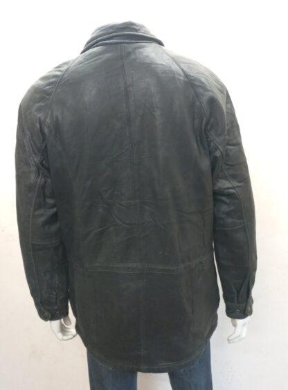 LONDON FOG Men's Two Way Zipper Stylish Leather Jacket (M-AE27) - Image 3
