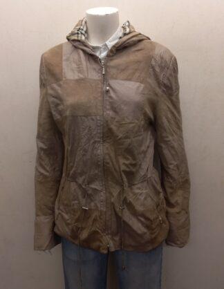 BUGATTI Women's Hooded Stylish Leather Jacket (M-AG22)