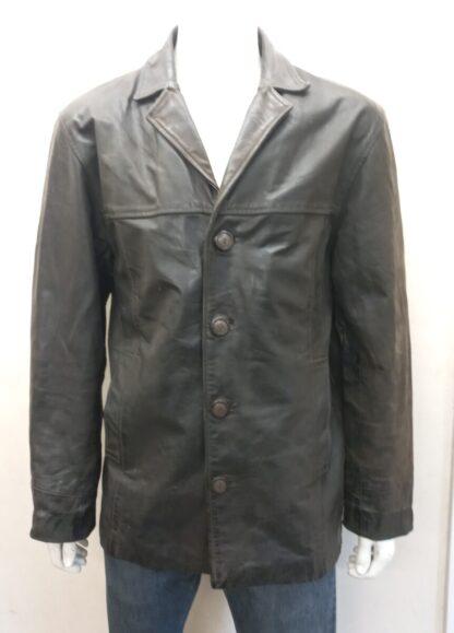 ARTURO Men's Box Style Leather Jacket (M-D28)