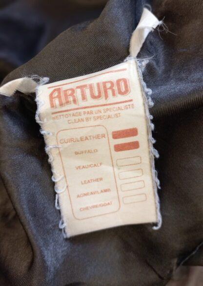 ARTURO Men's Box Style Leather Jacket (M-D28) - Image 2