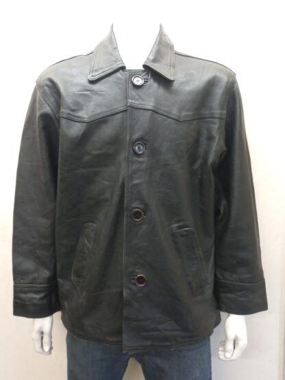 AVIATOR Men's Box Style Heavy Leather Jacket (M-G40)