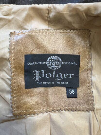 POLGER Men's Box Style Heavy Leather Jacket (M-F2) - Image 2