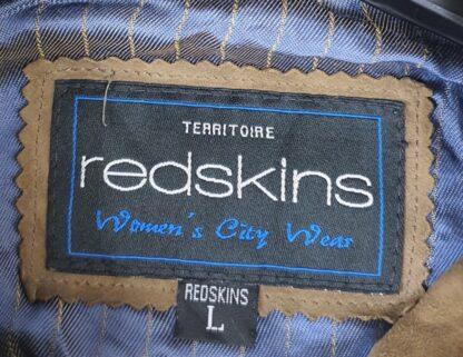 REDSKINS Women's Button Up Stylish Leather Jacket (H-E34) - Image 2