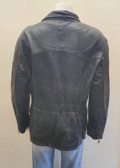 YESSICA Women's Belted Cruiser Motorcycle Leather Jacket (H-K43) - Image 3