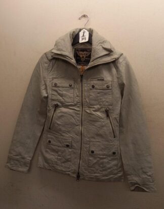 SUPERDRY Women's Stylish Leather Jacket (H-I34)