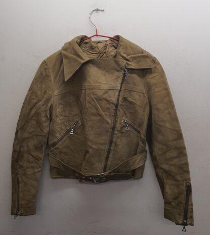 Women's Stylish Biker Leather Jacket (H-AB48)