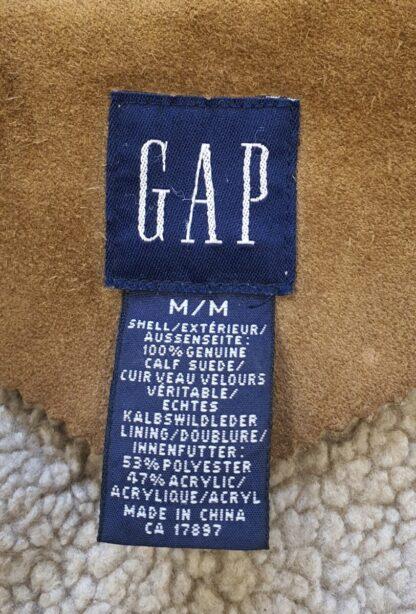 GAP Women's Sherpa Liner Knee Length Leather Parka (H-AB16) - Image 2