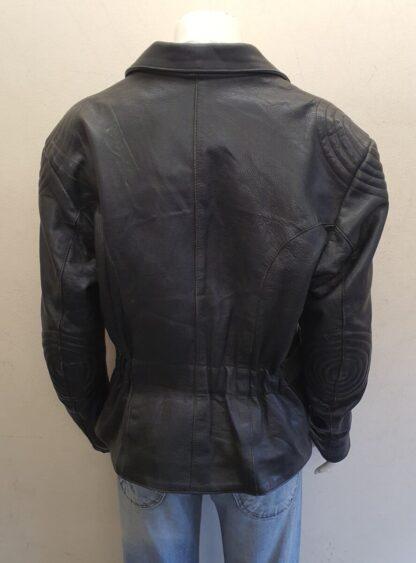 LOUIS INTERNATIONAL Women's Belted Cruiser Motorcycle Heavy Leather Jacket (H-T4) - Image 3